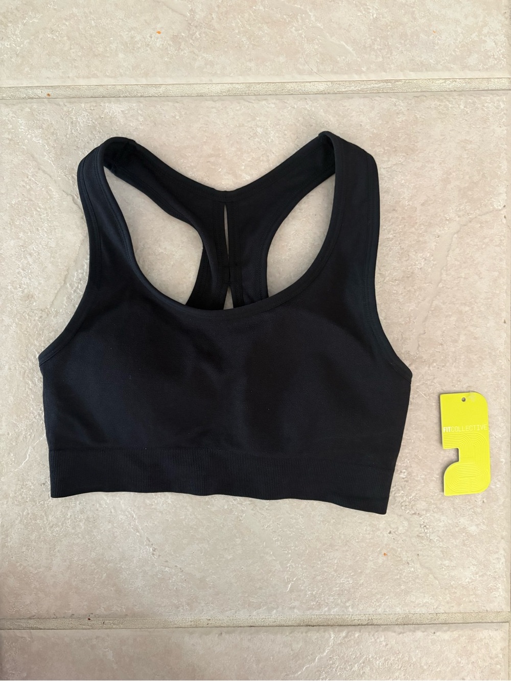 NWT Fit Collective Women's Seamless Racerback Sports Bra - Size Small